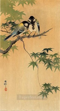  Koson Canvas - tits on maple Ohara Koson Japanese